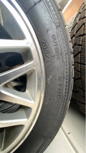 205/55R16 17系 クラウン純正　アルミホイール　スタッドレスタイヤ