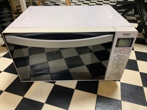 【リサイクルサービス八光　田上店　安心の1か月保証　配達・設置OK】Haier ハイアール JM-FH18C ヘルツフリー 電子レンジ 18L 2014年製