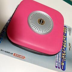 CDケース付きアクティブモノラルスピーカーの画像