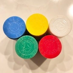【ネット決済・配送】任天堂　ポーカーチップ　poker chips retro Nintendo 年代物　レトロ　アンティーク　ヴィンテージ　ビンテージの画像