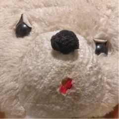 おんぼろ クマのぬいぐるみ(40cmほど)の画像