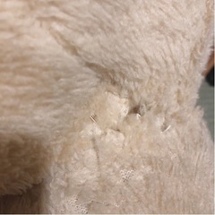 おんぼろ クマのぬいぐるみ(40cmほど)の画像