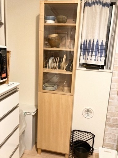 無印良品　カップボード　タモ剤