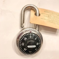 【ネット決済・配送】Master Lock padlock 1502 マスターロック　鍵　南京錠　アメリカ製　made in USA　レトロ　アンティーク　ヴィンテージ　ビンテージの画像