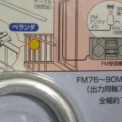 FM専用アンテナ　屋外用　日本アンテナ製　新品　全幅１，７ｍの画像