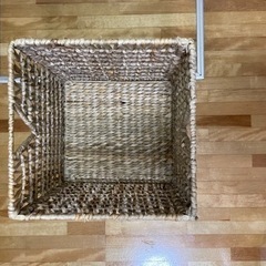 収納ボックス　ナチュラル　２つセットの画像