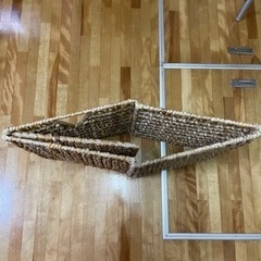 収納ボックス　ナチュラル　２つセットの画像