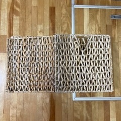 収納ボックス　ナチュラル　２つセットの画像