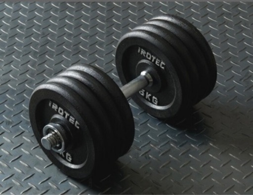 アジャストベンチ　と　ダンベル　42.5kg ✖︎ 2    1.25kg ✖︎ 4