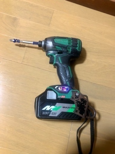 日立ハイコーキインパクト１８Ｖ本体のみバッテリー無し