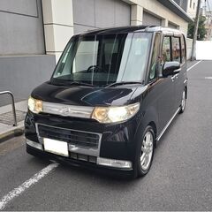 タントカスタムRSターボ　H22　車検5/4　走行73000ｋ　左パワースライド　社外ＨＤＤナビ＆フルセグＴＶ　純正エアロ＆15AW　キセノンの画像
