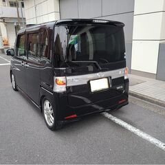 タントカスタムRSターボ　H22　車検5/4　走行73000ｋ　左パワースライド　社外ＨＤＤナビ＆フルセグＴＶ　純正エアロ＆15AW　キセノンの画像