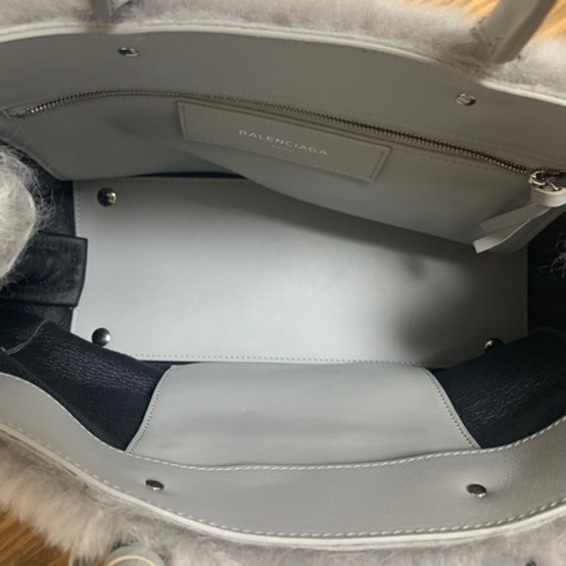 【美品】バレンシアガ BALENCIAGA PAPER A6 ムートン レザー トートバッグ