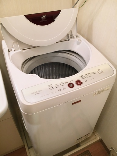 シャープ　5.5kg洗濯機　Ag+機能付き　ES-G55LG