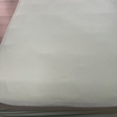 美品　パイプベッド　シングル　ホワイト　解体済みの画像