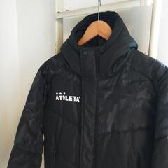 【値下げ】★ベンチコート 165㌢★ATHLETA　黒　サイズＳ　美品