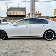 レクサス　GS350 カスタム　19インチホイール　ローダウン　車検4年12月☆の画像