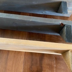 【ウォールシェルフ】 壁面 壁付け 壁掛け 神棚 ラック シェルフ ３本セットの画像