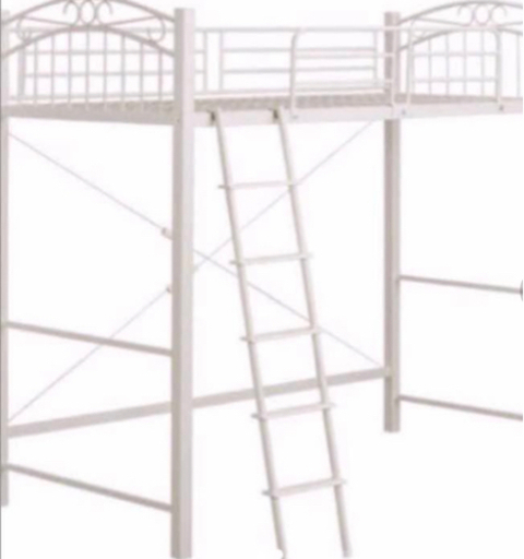 ニトリ　ロフトベッド　白