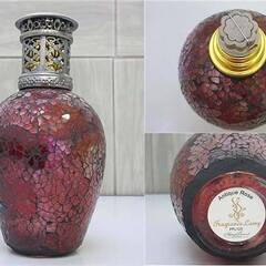 ss2869　未使用品　Ashleigh&Burwood　フレグランスランプ　アンティークローズ 　アシュレイ＆バーウッド　アロマランプ　輸入雑貨　ランプL　オイル　ウィック　触媒燃焼　空気清浄作用の画像