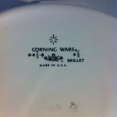 ガラス蓋付き 両手鍋 CORNING WARE/コーニング ウェア　SKILLET/スキレット の画像
