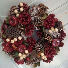お取引き中　クリスマスリース　ドライフラワー