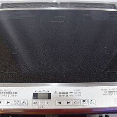 Panasonic IHクッキングヒーター KZ-D32AS 3口コンロ 3KW トースター＆グリル ビルトインタイプ 　鉄・ステンレス対応　清掃点検済の画像