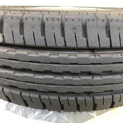 《中古》ノーマルタイヤホイール付き4本セット［165/55R15］の画像