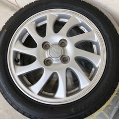 《中古》ノーマルタイヤホイール付き4本セット［165/55R15］