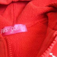 80cm 使用数回　赤いパーカーの画像