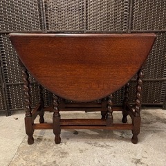 イギリスアンティーク　ゲートレッグテーブル　バタフライ レトロ　アンティーク ◇英国 イギリス ヴィンテージ バタフライ ゲートレッグ ダイニング