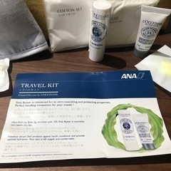 【特別価格でお譲りします！】ANAビジネスクラスのアメニティの画像