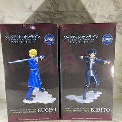 ソードアートオンライン　キリト　ユージオ　フィギュアの画像