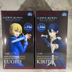 ソードアートオンライン　キリト　ユージオ　フィギュア