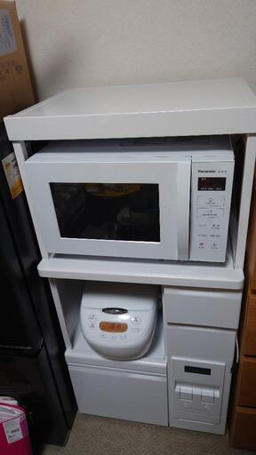 米びつ付レンジ台　エムケー精工　\nSK-306w