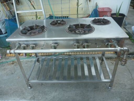 業務用　コンロ台　4口