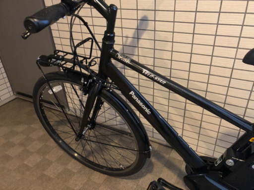 電動自転車 ベロスター ブラック パナソニック スポーツ 700×38C 8AH 外装7段変速 メーカー保証付き 【最新モデル】 防犯