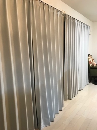 ニトリカーテン8枚セット（210cm丈）