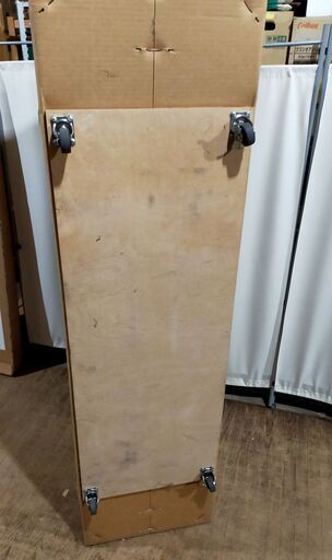 什器用 キャスター付きダンボール箱 空箱 幅175 奥51 高80cm 収納 保管 機材ケース