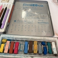 サクラ クーピーペンシル 12色 缶入り FY12 パステルミニセット、の画像