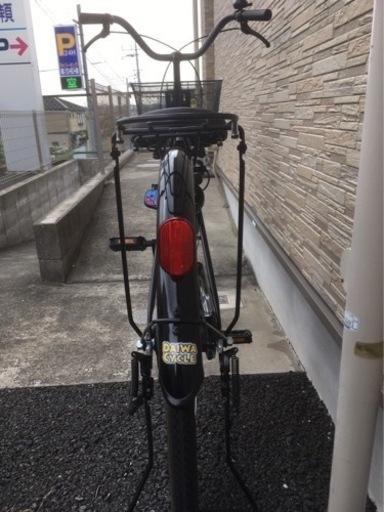 自転車 黒 ほぼ新品