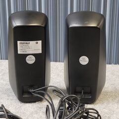 iBUFFALO BSSP28U Series ブラック マルチメディアステレオスピーカー USB電源タイプの画像