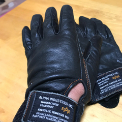 (最終値下げ)♦️新品未使用 ALPHA レザーグローブ