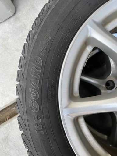 ice GUARD ig30 YOKOHAMA スタッドレス　エスティマ純正17インチ