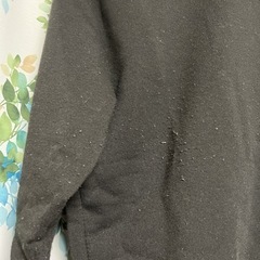 スウェット 黒 上の画像