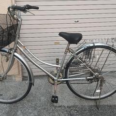 自転車屋さんにて点検済み　タイヤ前後、チェーン新品　27インチ　...