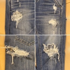 06.GYDA BACK RIPPED サロペットの画像