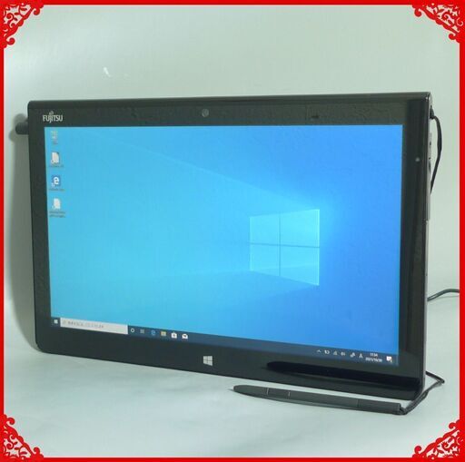 中古美品 タブレット 超高速SSD フルHD 12.5型 富士通 Q704/H 第4世代Core i5 4GB 無線 Wi-Fi Bluetooth カメラ Windows10 Office