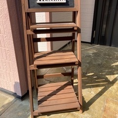 玄関ウェルカムボード、ガーデンラック