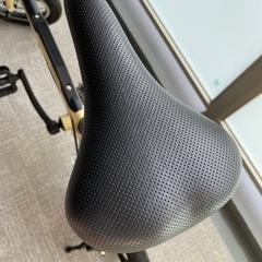 【お取引中】折り畳み自転車ログアウトランク　14インチ変速なし　ベージュ　サドル盗難防止ロック付きの画像